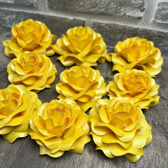 Flores de Papel para Decoração de Bolo