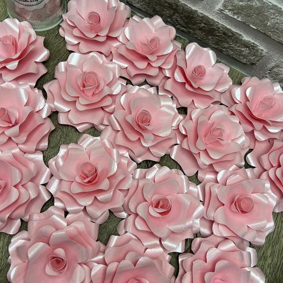 Flores De Papel Para Decoração De Bolo