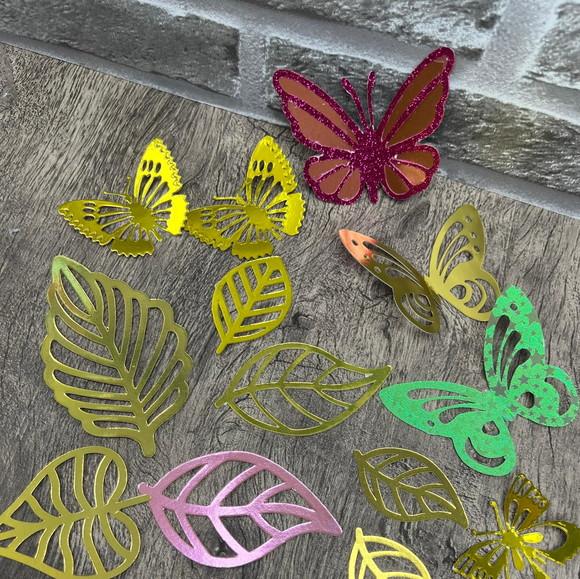 Flores De Papel Para Decoração De Bolo