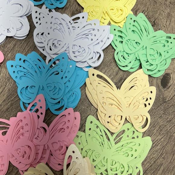 Kit Candy Apliques Borboletas e Flores