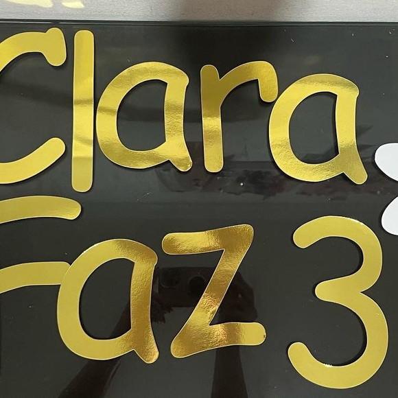Letras / Margaridas Painel De Parede