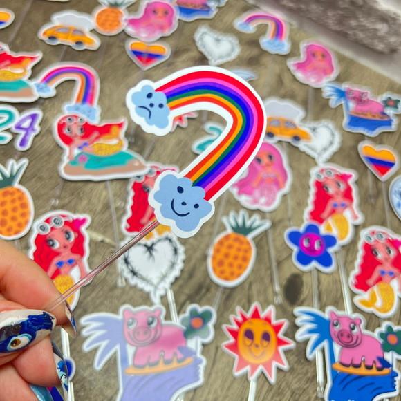 Mini Toppers para Docinhos Karol G Mañana Será Bonito