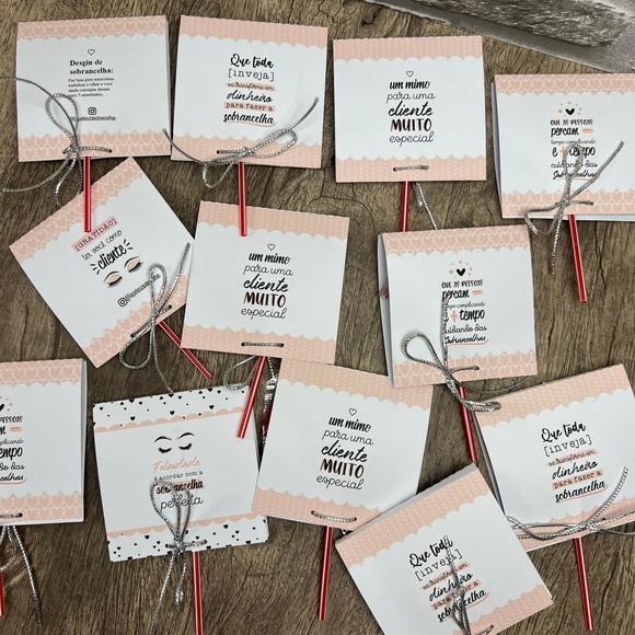 Pirulitos Personalizados Design Sobrancelhas