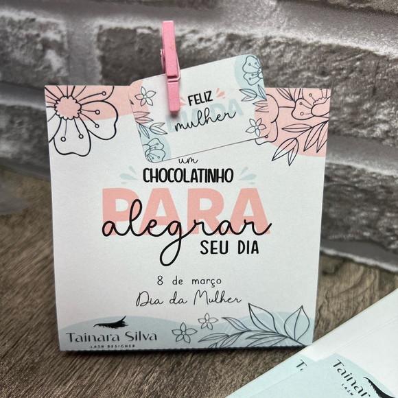 Porta Bombom Dia da Mulher