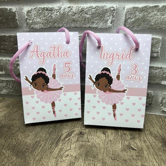 Sacolinhas Mini Personalizadas Bailarina