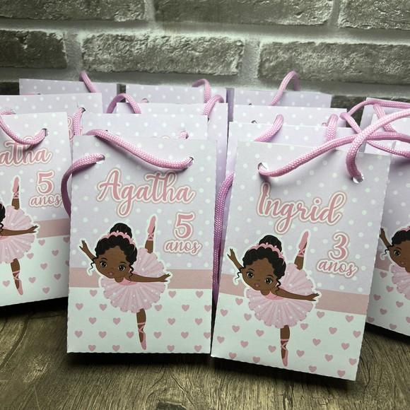 Sacolinhas Mini Personalizadas Bailarina