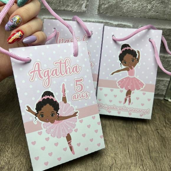 Sacolinhas Mini Personalizadas Bailarina