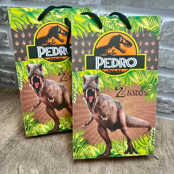 Sacolinhas Personalizadas Dinossauro Jurassic Park