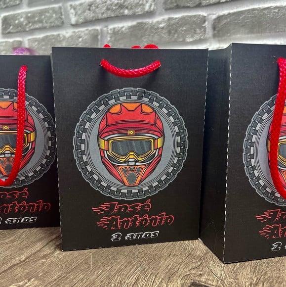 Sacolinhas Personalizadas Moto Cross