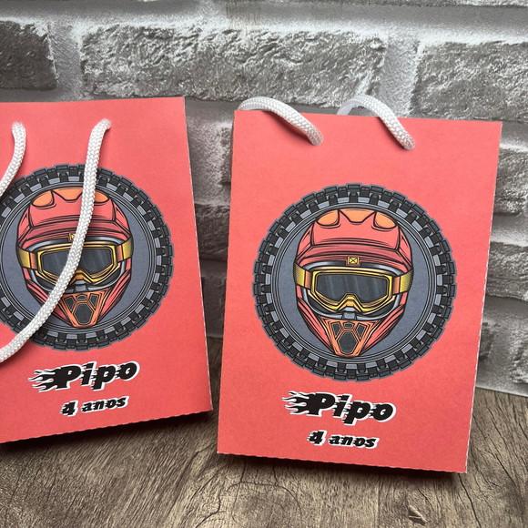 Sacolinhas Personalizadas Moto Cross