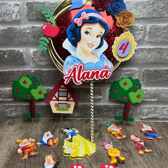 Topo de Bolo Branca de Neve Luxo