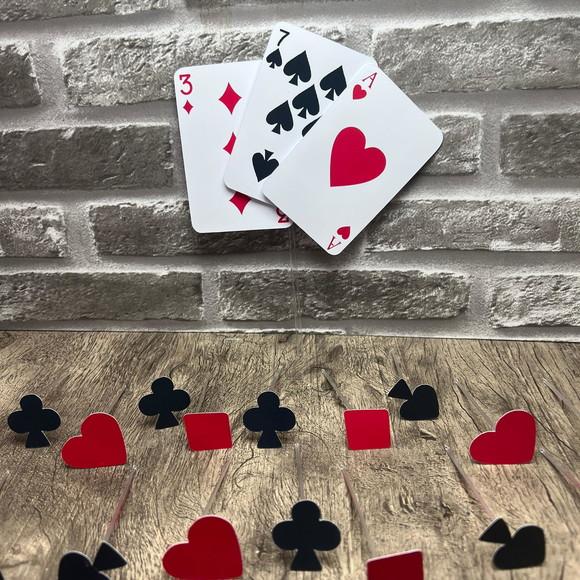 Topo de Bolo Cartas Baralho