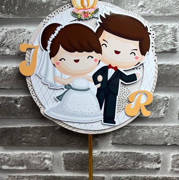 Topo de Bolo Casamento