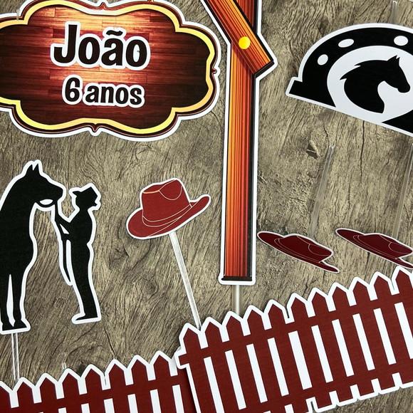 Topo de Bolo Country