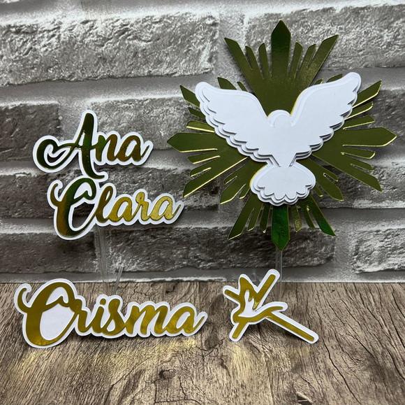 Topo de Bolo Crisma