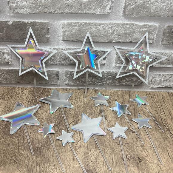 Topo de Bolo Estrelas
