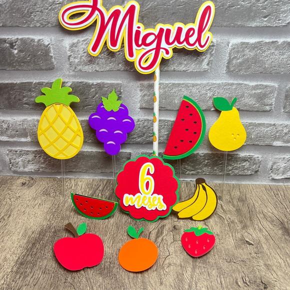 Topo de Bolo Frutas