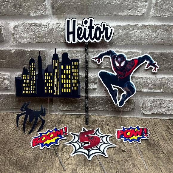 Topo de Bolo Homem Aranha