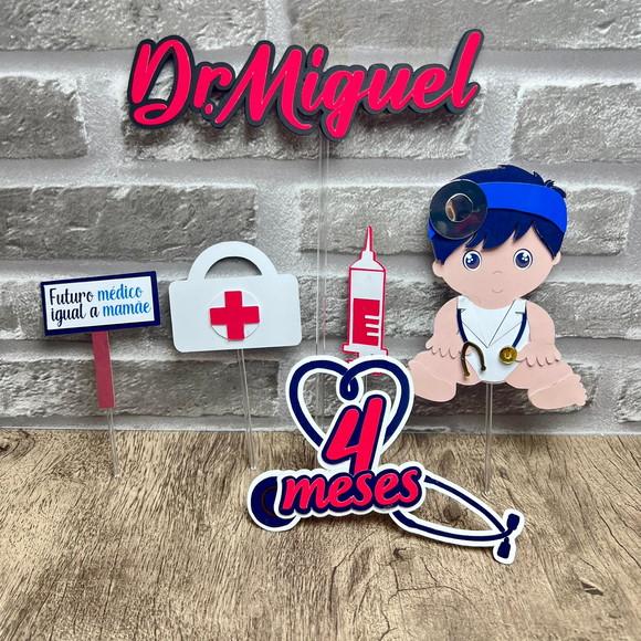 Topo de Bolo Médico Baby