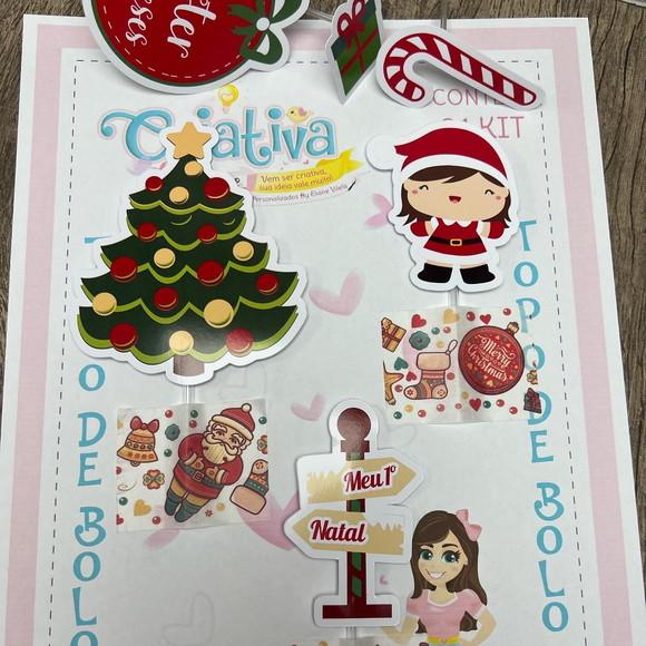 Topo de Bolo Meu 1º Natal