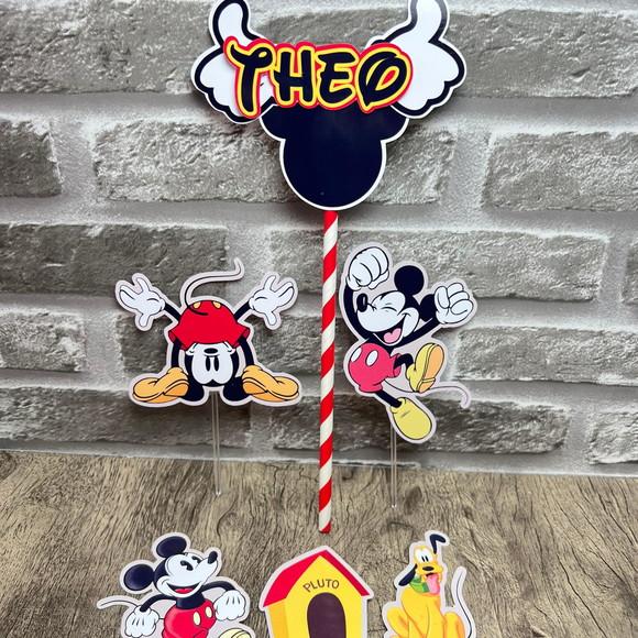 Topo de Bolo Mickey Vintage