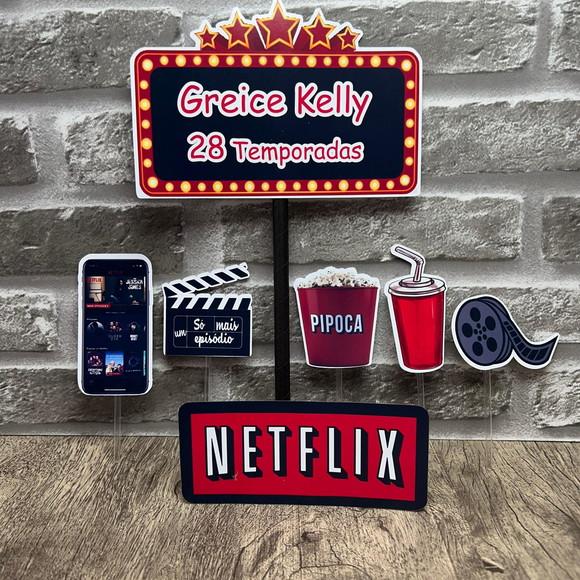 Topo de Bolo Netflix