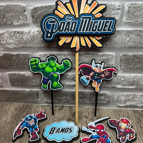 Topo de Bolo os Vingadores
