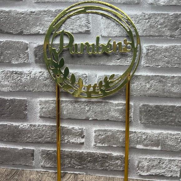 Topo de Bolo Parabéns (cake Topper)