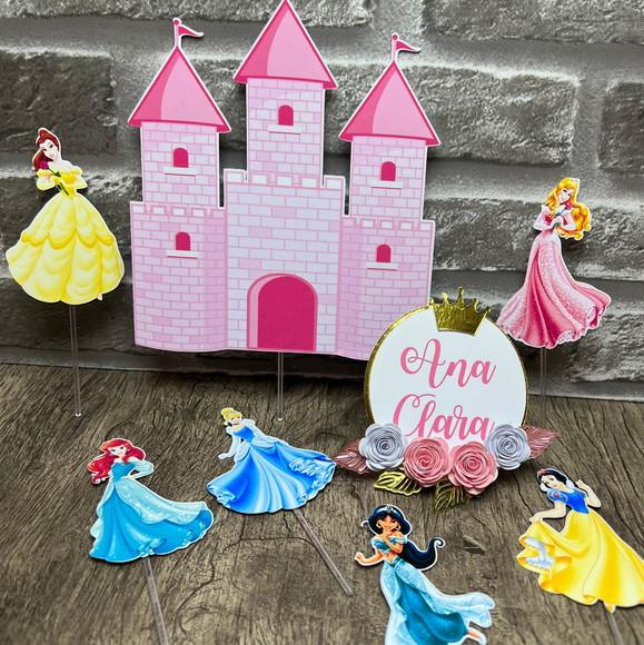 Topo de Bolo Princesas