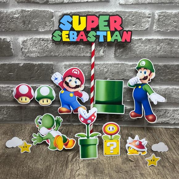 Topo de Bolo Super Mário