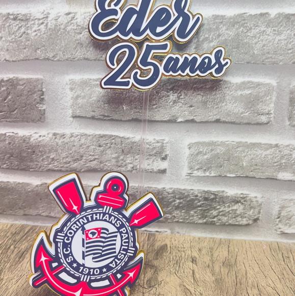 Topo de Bolo Time de Futebol