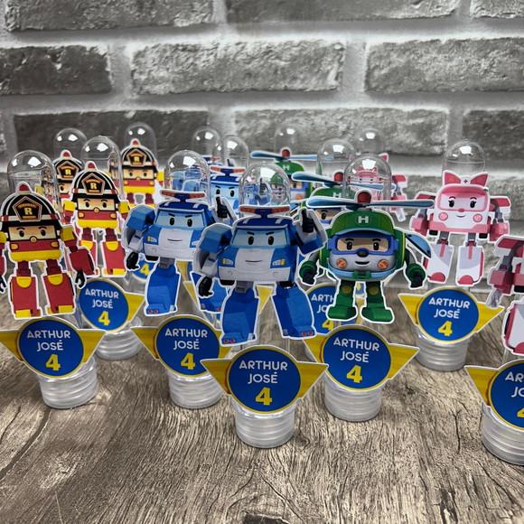 Tubetes Personalizados Robocar Poli