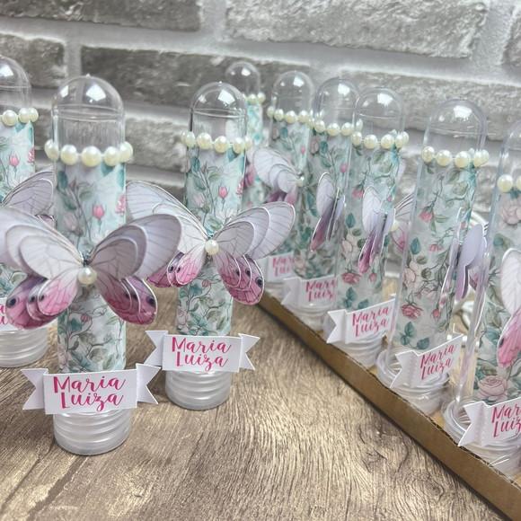 Tubetes Personalizados Jardim das Borboletas