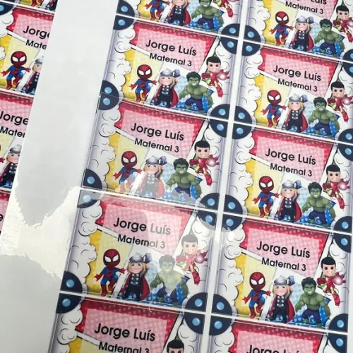 Adesivo Vinil Impresso os Vingadores
