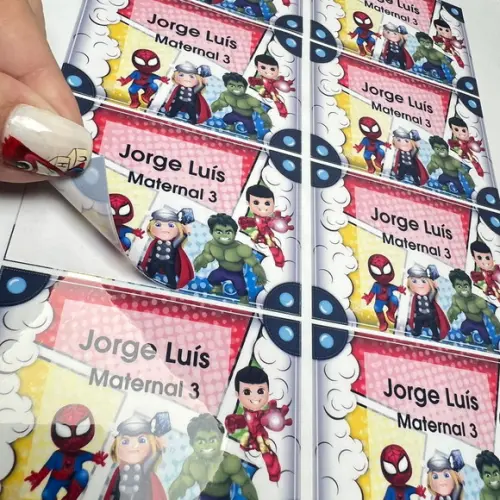 Adesivo Vinil Impresso os Vingadores