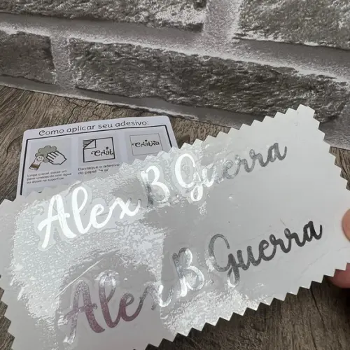 Adesivo Vinil Nome para Copo /garrafinhas
