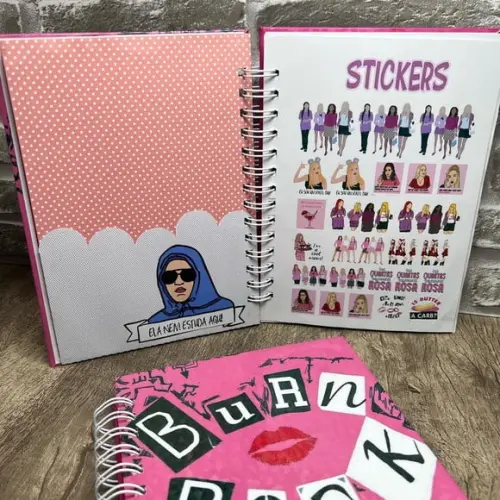 Agenda Caderno Burn Book Meninas Malvadas