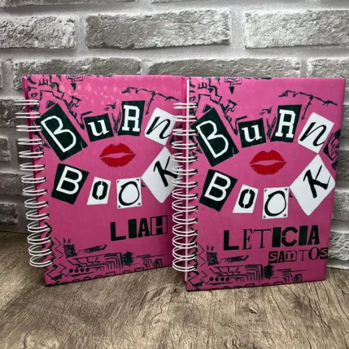 Agenda Caderno Burn Book Meninas Malvadas