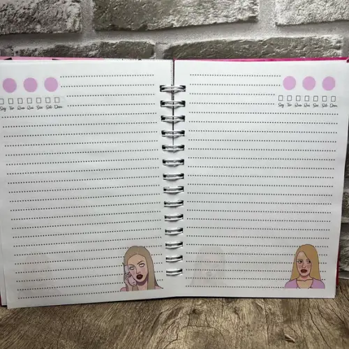 Agenda Caderno Burn Book Meninas Malvadas