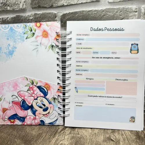 Agenda Escolar Minnie 2024