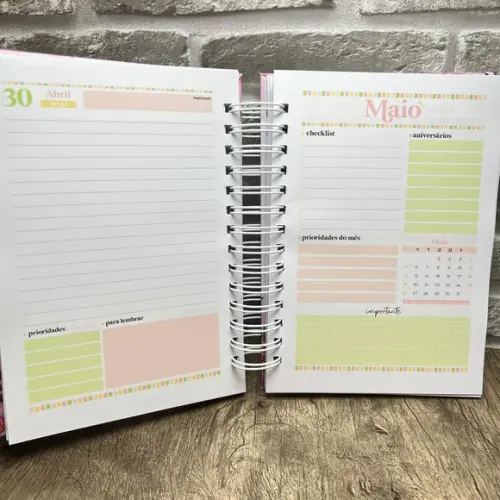 Agenda Feminina 2024 Nutrição