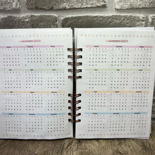 Agenda Personalizada com Caricatura