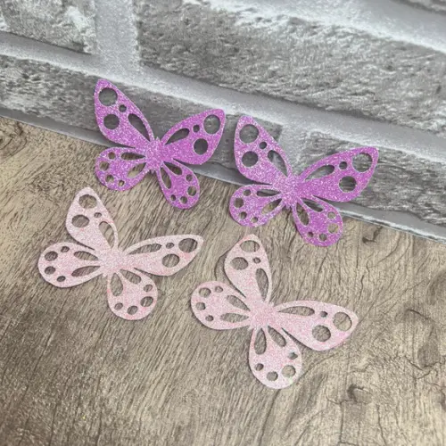 Apliques Borboletas Glitter