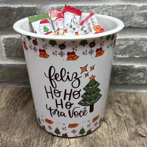 Baldinho com Balinhas Natalinas