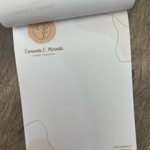 Bloco De Folhas Receituário
