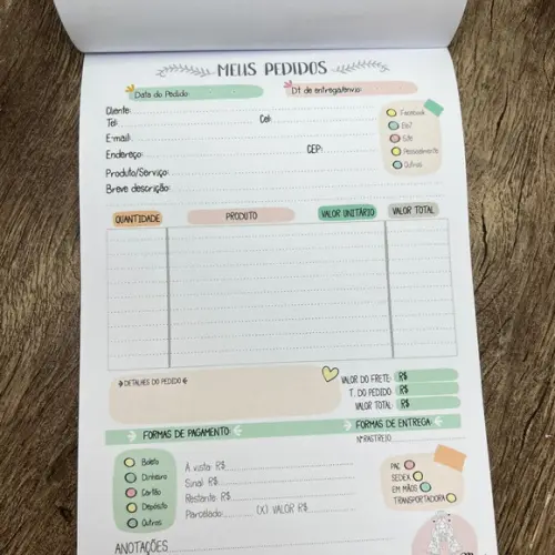 Bloco Meus Pedidos