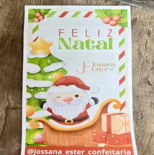 Bloco de Pedidos Natalinos