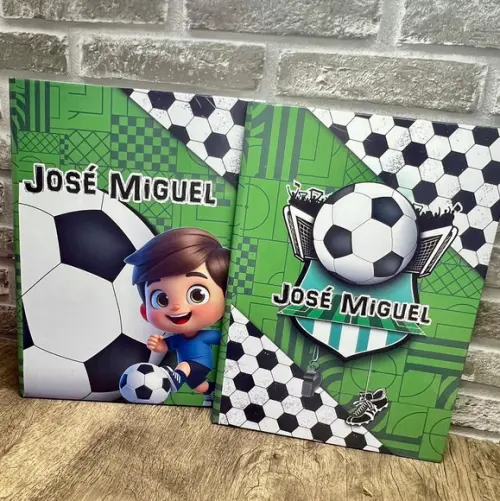 Caderno Brochura Personalizado Futebol