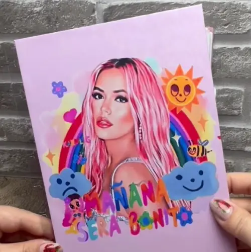 Caderno de Discos Karol G Bichota Season