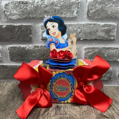 Caixa Bala Branca de Neve